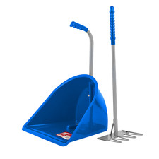 Teenie TIDEE and Short Rake Horse Pony Manure Poop Scoop Small Light Dustpan Set
