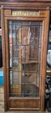 Antique Solid Oak with Leaded