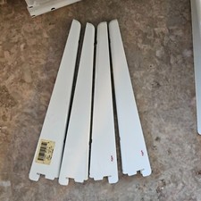 Lot of 4)  ELFA White Shelf