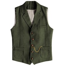 Mens Tweed Waistcoat