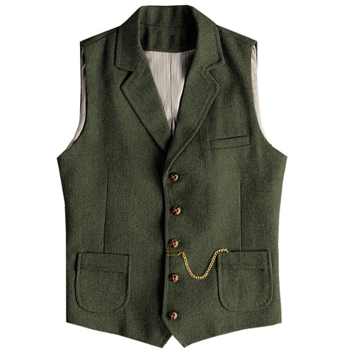 Mens tweed waistcoat - mens,