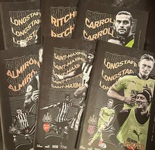 * 2020/21 - NEWCASTLE UNITED HOME PROGRAMMES - CHOOSE FROM LIST *