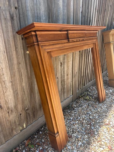 Wood fire surround - fire, surround/mantelpiece
