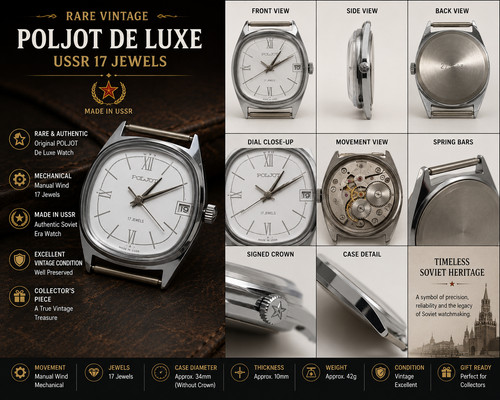 Rare vintage poljot luxe - de,