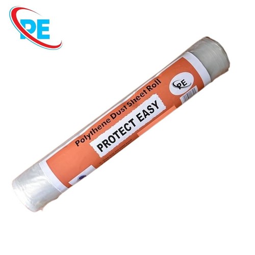 Polythene dust sheet roll - polythene, 4m