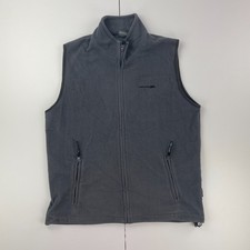 Trepass Gilet Large Grey Mens Full Zip Sleeveless Fleece Vest