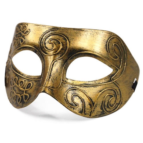 Masquerade half face - half,