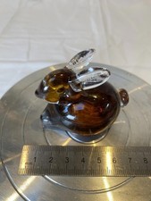 Handmade Glass Bunny Figurine