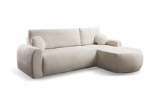 Sofa Bed Corner Grey, Left or