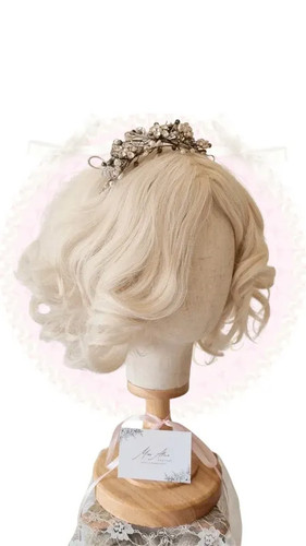 Vintage style silver pearl - style,