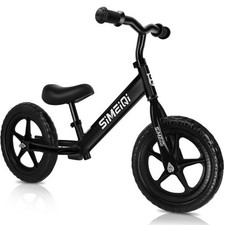 SIMEIQI 12" Kids Balance Bike for 2–5 Years Boys & Girls Adjustable No Pedal