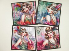 NEW === 4 x RETRO / ART DECO