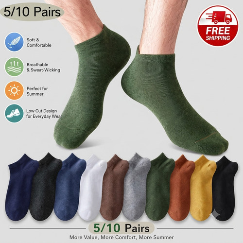 Bamboo trainer socks - for, men
