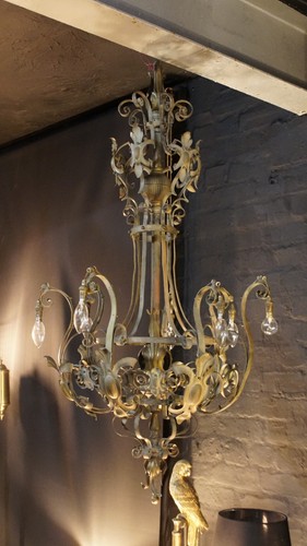 Antique chandelier huge 5ft - chandelier,