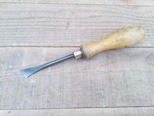 Vintage Woodcarving Palm Skew Chisel