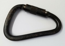 Genuine British Army Issue I-S-C Heavy Duty Carabiner KH202 50KN Twist Lock