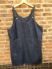 Tu Denim Pinafore Dress Size