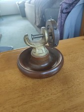 Wooden Bowl with Ship's Wheel