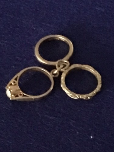 Vintage gold set of three - set,