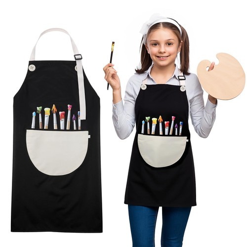 Kids painting apron adjustable - painting,
