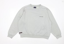 Umbro Men Grey L Crew Neck
