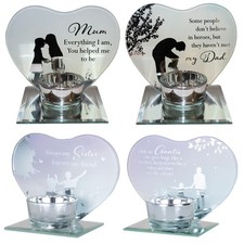 Glass Tea Light Candle Holder
