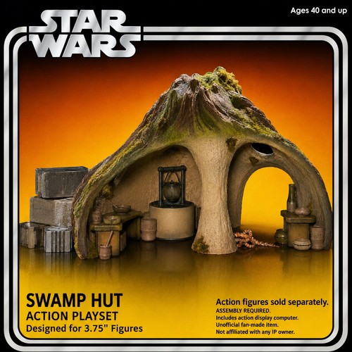 Star wars printed yoda hut - star,