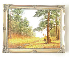 Oil On Canvas H.Wilson Style