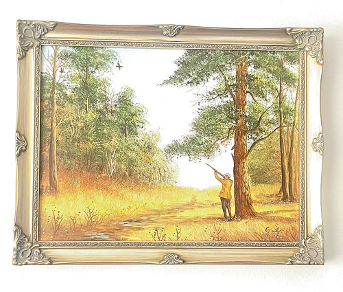 Oil canvas wilson style - h.wilson,