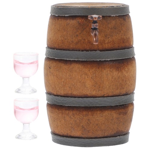 Mini house wooden - mini, barrel