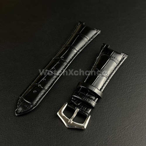25mm black leather - 25mm, strap