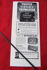 HALDA TRIPMASTER SPEEDPILOT TRIPMETER RALLY CLOCK  1965 ORIGINAL VINTAGE ADVERT