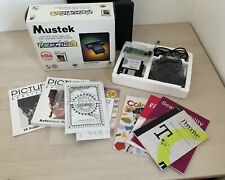 Vintage/retro Mustek Scanner color artist. Complete + ref. books & instructions