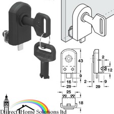Hafele Glass Door Lock, No