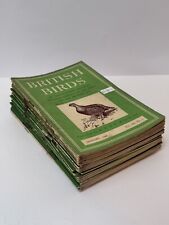 British Birds (1940s/50s) Lot of 24 Historic Ornithology Bird Watching Magazines