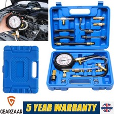 Universal Fuel Injection Gauge Pressure Tester Test Kit Car System Pump Tool New