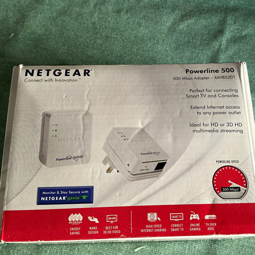Netgear powerline 500 500mbps - powerline,