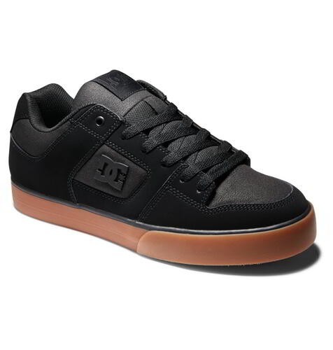 Pure mens black leather - black,