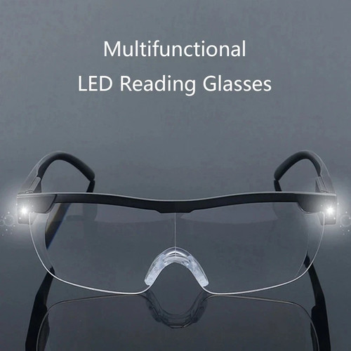 350 magnifier glasses with - 350%,