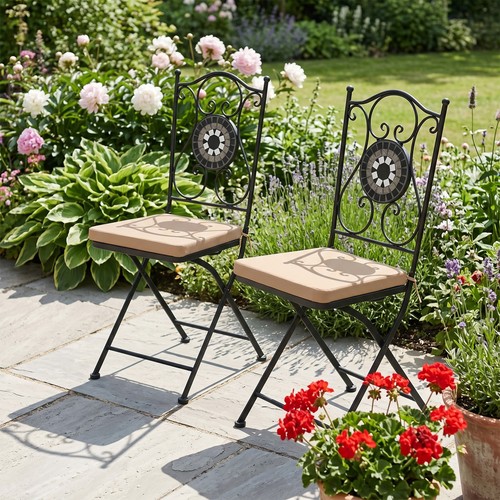 Bistro mosaic patio - 2x,