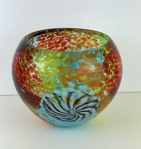 Dale tiffany art glass - glass, vase