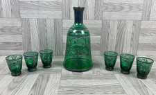 Vintage Venetian Green Glass