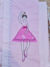 2 M&S Ballerina Ballet Dancer Single Pink Duvet Cover Pillowcase Sets 1 New
