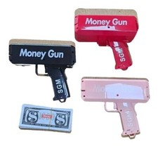 Money Gun Cash Spray Toy