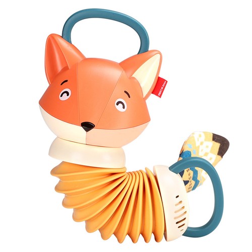Fox cartoon accordion - fox,