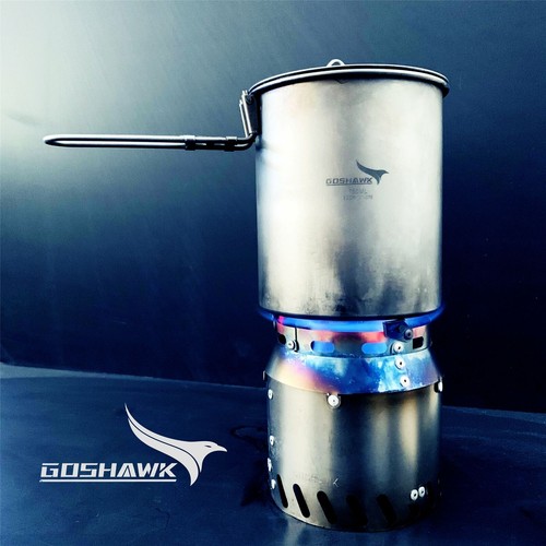 Titanium wood gasifier stove - gasifier,