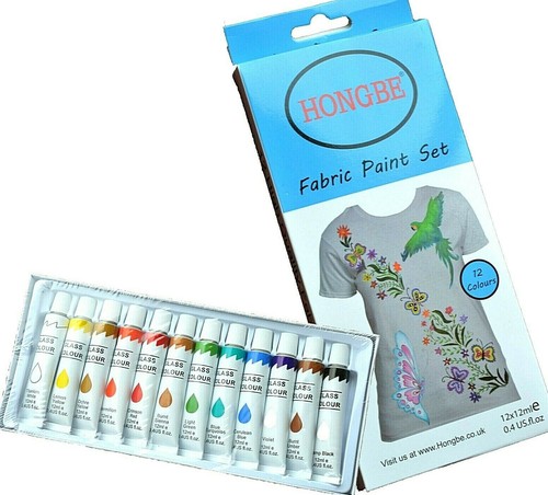 Fabric paint set - 12,