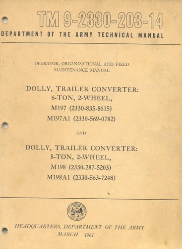 Tm9 2330 203 trailer dolly - trailer,