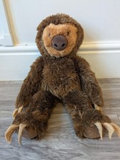 Build A Bear 18” Brown Sloth Plush Stuffed Animal Toy 2016 huggable Hands Feet