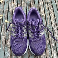 Adidas Kanadia TR4 Trail Running Shoes Purple Gray UK 7.5